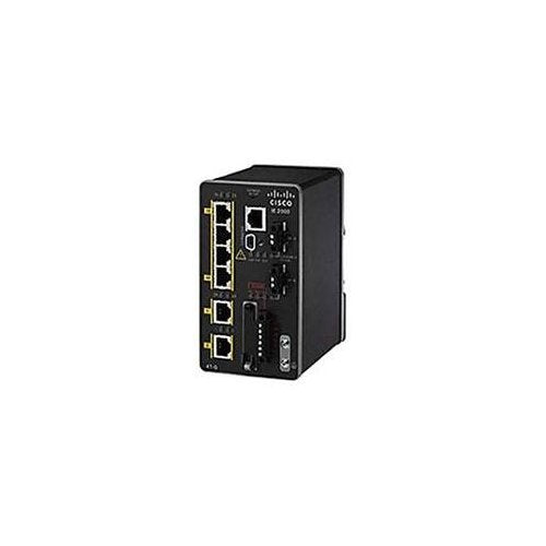 Cisco Industrial Ethernet 2000 Series - Switch - Managed - 4 x 10/100 + 2 x 10/100/1000 - DIN rail mountable