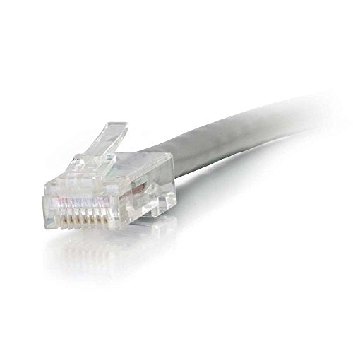 C2G Cat5e Non-Booted Unshielded (UTP) Network Patch Cable - Patch cable - RJ-45 (M) to RJ-45 (M) - 1 m - UTP - CAT 5e - stranded, uniboot - grey