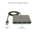 StarTech USB 3.0 to 4x HDMI Quad Monitor 1080p 60Hz Adapter Dongle