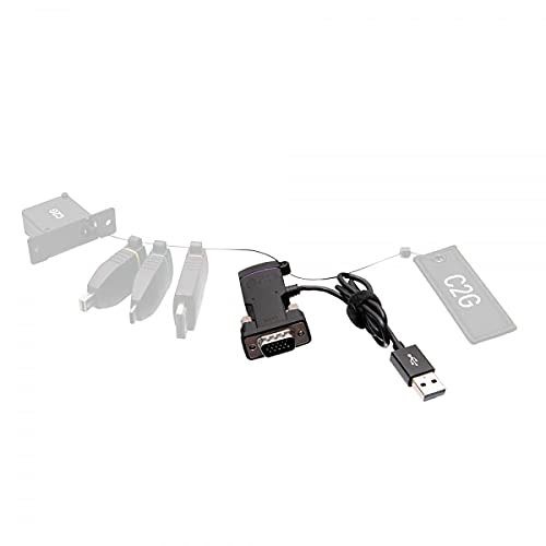 C2G VGA to HDMI Adapter for Universal HDMI Adapter Ring - Adapter - USB, HD-15 (VGA) male to HDMI female - black - 1080p support