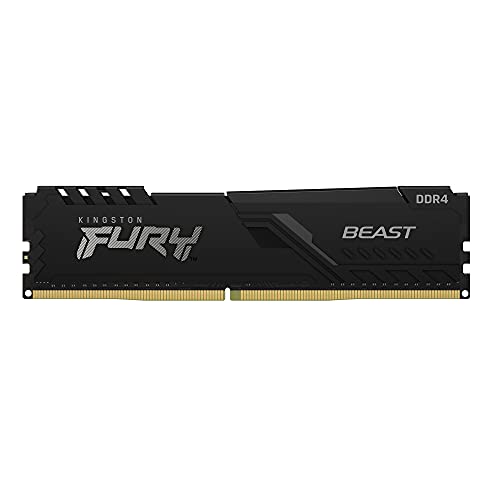 Kingston FURY Beast - DDR4 - kit - 8 GB: 2 x 4 GB - DIMM 288-pin - 2666 MHz / PC4-21300 - CL16 - 1.2 V - unbuffered - non-ECC - black