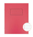 Best Value Silvine Exercise Book Ruled and Margin 80 Pages 229x178mm Red Ref EX101 [Pack of 10]