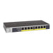 NETGEAR GS108LP - Switch - 8 x 10/100/1000 (PoE+) - desktop, rack-mountable, wall-mountable - PoE+ (60 W) - DC power