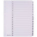 Best Value punched Dividers A4 Extra Wide 1-20 Numeric White