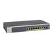 NETGEAR Smart MS510TXPP - Switch - L3 Lite - smart - 4 x 10/100/1000 (PoE+) + 2 x 100/1000/2.5G/5G (PoE+) + 2 x 100/1000/2.5G (PoE+) - desktop, rack-mountable - PoE+ (180 W)