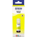 Epson 102 - 70 ml - yellow - original - ink tank - for EcoTank ET-15000, 2700, 2750, 2751, 2756, 3700, 3750, 4750, Expression ET-2700, 2750, 3700