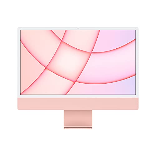 Apple iMac with 4.5K Retina display - All-in-one - M1 - RAM 8 GB - SSD 512 GB - M1 8-core GPU - GigE - WLAN: Bluetooth 5.0, 802.11a/b/g/n/ac/ax - macOS Big Sur 11.0 - monitor: LED 24" 4480 x 2520 (4.5K) - keyboard: UK - pink