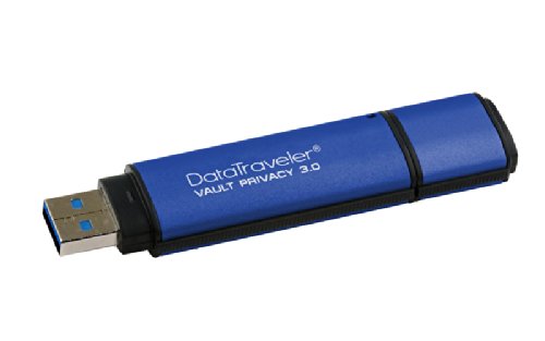 Kingston Data Traveler Vault Privacy USB 3.0 Flash drive, 16 GB DTVP30, 256 Bit AES Encrypted FIPS 197