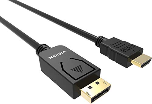 Vision Professional - Videokabel - DisplayPort HDMI - m bis - 1 m - Kabel - Digital/Display/Video, Schwarz