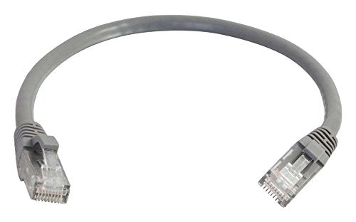 C2G Cat5e Booted Unshielded (UTP) Network Patch Cable - Patch cable - RJ-45 (M) to RJ-45 (M) - 30 cm - UTP - CAT 5e - molded, snagless, stranded - grey