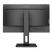 AOC Q24P2Q - LED monitor - 23.8" - 2560 x 1440 1440p (Quad HD) @ 75 Hz - IPS - 250 cd/m - 1000:1 - 4 ms - HDMI, VGA, DisplayPort - speakers - black