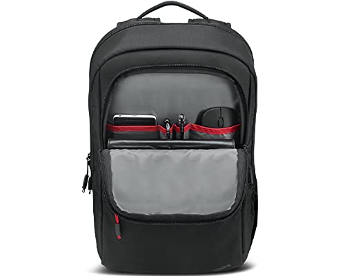 Lenovo ThinkPad Essential (Eco) - Notebook carrying backpack - 16" - black with red accents - for ThinkPad L13 Gen 2, L13 Yoga Gen 2, P15v Gen 2, T14s Gen 2, T15p Gen 2, X13 Gen 2