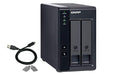 QNAP TR-002 - Hard drive array - 2 bays (SATA-600) - USB 3.1 Gen 2 (external)