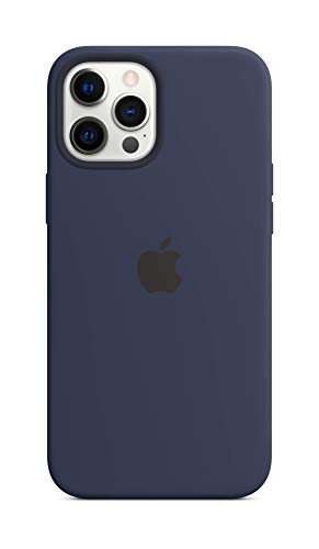 Apple Case with MagSafe - Back cover for mobile phone - silicone - deep navy - for iPhone 12 Pro Max