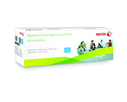 Xerox Replacement Cyan Toner for CF211A for HP Color LaserJet M251N ï¿½ M251NW ï¿½ M276N MFP ï¿½ M276NW MFP with a page yield of 1800 at 5% with lifetime guarantee