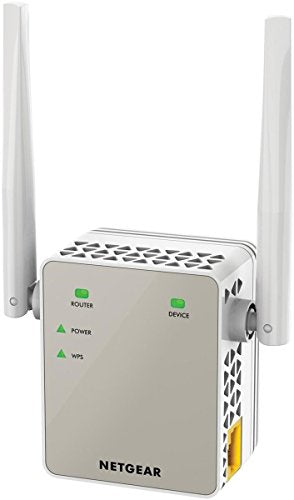 Best Value NETGEAR Wifi Range Extender EX6120 - Coverage up to 1200 sq.ft. and 20 devices with AC1200 Dual Band Wireless Signal Booster/Repeater (up to 1200 Mbps) and Compact Wall Plug Design with UK Plug