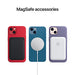 Apple - Back cover for mobile phone - with MagSafe - leather - sequoia green - for iPhone 13