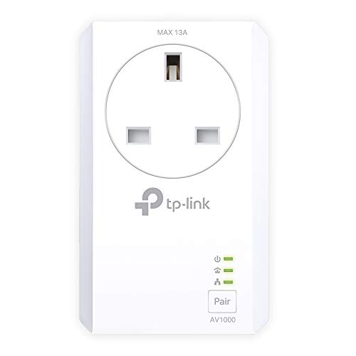 TP-Link TL-PA7027P V1 - Powerline Starter Kit - powerline adapter kit - GigE, HomePlug AV (HPAV), HomePlug AV (HPAV) 2.0, IEEE 1901 - wall-pluggable