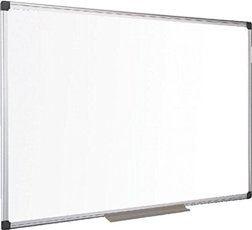 Best Value Bi-Office 1800 x 1200 Magnetic Drywipe Whiteboard with Aluminium Frame - 10 Year Surface Warranty