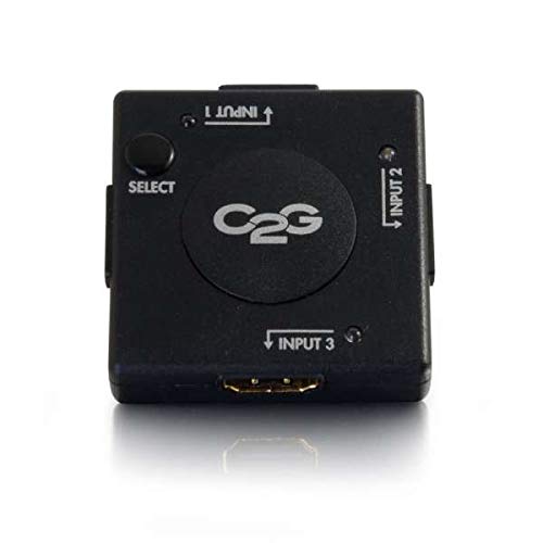 C2G 3-Port HDMI Auto Switch - Video/audio switch - 3 x HDMI - desktop