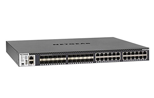 NETGEAR M4300-24X24F - Switch - L3 - Managed - 24 x 10/100/1000/10000 + 24 x 10 Gigabit SFP+ - front to back airflow - rack-mountable