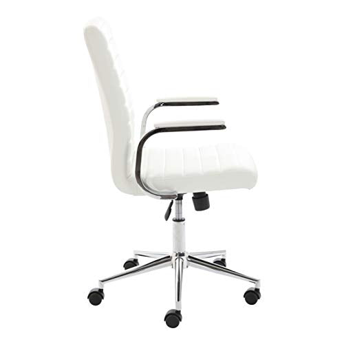 Ezra Executive White Leather Chair EX000189