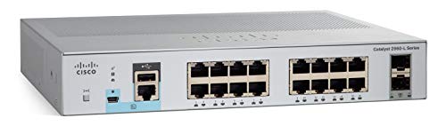 Cisco Catalyst 2960L-16TS-LL - Switch - Managed - 16 x 10/100/1000 + 2 x Gigabit SFP (uplink) - desktop, rack-mountable