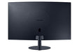 Samsung C32T550FDR - T55 Series - LED monitor - curved - 32" (32" viewable) - 1920 x 1080 Full HD (1080p) @ 75 Hz - VA - 250 cd/m? - 3000:1 - 4 ms - HDMI, VGA, DisplayPort - speakers - dark grey/blue