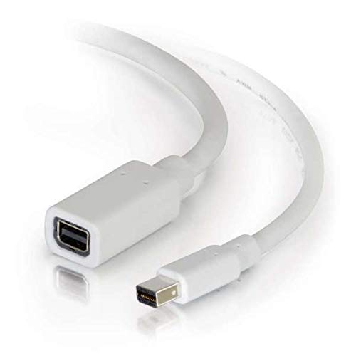 C2G 2m Mini DisplayPort Extension Cable M/F - White - DisplayPort extension cable - Mini DisplayPort (F) to Mini DisplayPort (M) - 2 m - white