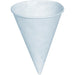 Best Value FSMISC GEPACOW5000 Water Drinking Cone Cup, 4oz, White (Pack of 5000)