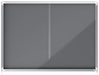 Nobo Premium Plus Grey Felt Lockable Notice Board 18Xa4 Dd