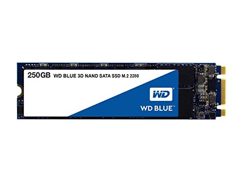 WD Blue 3D NAND SATA SSD WDS250G2B0B - Solid state drive - 250 GB - internal - M.2 2280 - SATA 6Gb/s