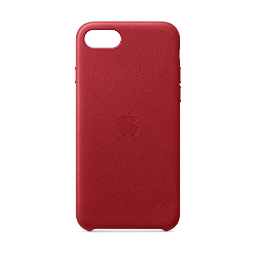 Apple (PRODUCT) RED - Back cover for mobile phone - leather - red - for iPhone 7, 8, SE (2nd generation)