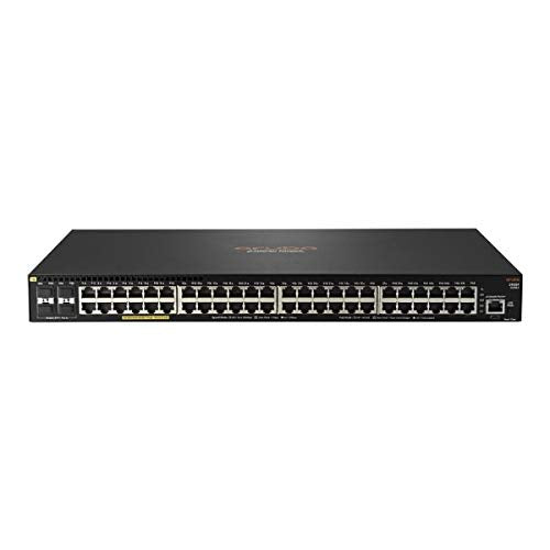 HPE Aruba 2930F 48G PoE+ 4SFP+ - Switch - L3 - Managed - 48 x 10/100/1000 (PoE+) + 4 x 1 Gigabit / 10 Gigabit SFP+ (uplink) - rack-mountable - PoE+ (740 W)