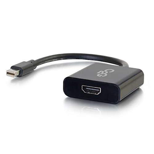 C2G Mini DisplayPort to HDMI Active Adapter Converter 4K UHD - Black - Video adapter - Mini DisplayPort male to HDMI female - triple shielded - black - 4K support