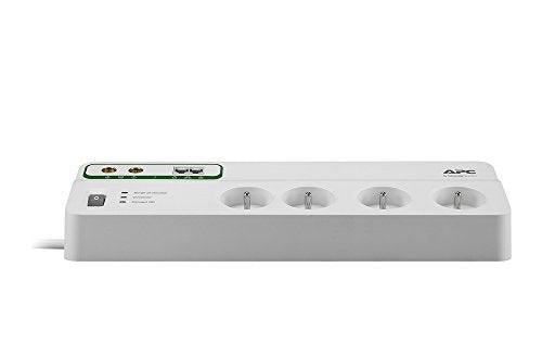 APC SurgeArrest Performance - Surge protector - AC 230 V - 2300 Watt - output connectors: 8 - Belgium, France - white