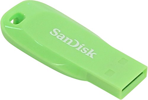 SanDisk Cruzer Blade - USB flash drive - 64 GB - USB 2.0 - electric green