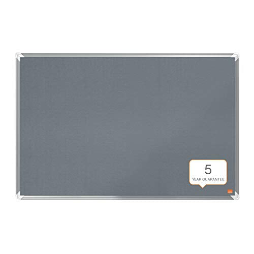 Premium Plus Nobo Noticeboard Felt Grey 90X60