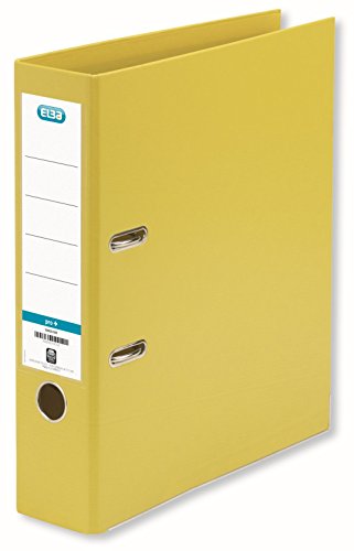 Elba Smart Pro+ Lever Arch File A4 80mm Spine Polypropylene Yellow 100202166