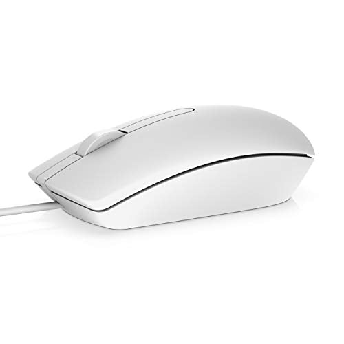 Dell MS116 - Mouse - optical - wired - USB - white - for Latitude 34XX, 9410, OptiPlex 30XX, 50XX, Precision 34XX, 3640, Vostro 3888, XPS 89XX