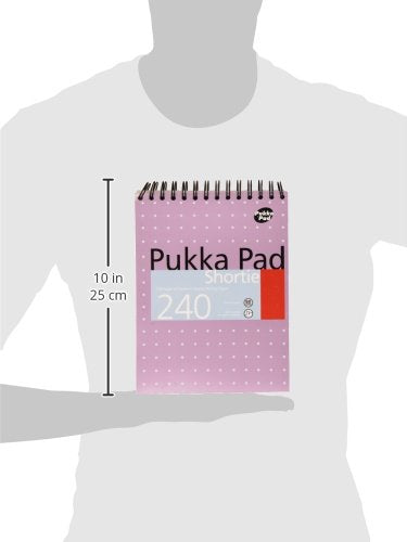 Best Value Pukka Pads SM024 A5 80gsm Shortie Writing Pad - Metallic-Pack of 3