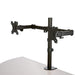 Desk Mount Dual Monitor Arm - Articulating - for up To 32" Vesa Mount Monitors - Double Joint Crossbar - Steel (ARMDUAL2)