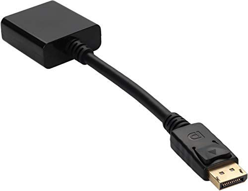 AddOn 8in DisplayPort to DVI-I Adapter Cable - DisplayPort adapter - DisplayPort (M) to DVI-I (F) - 20 cm - black