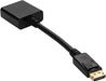 AddOn 8in DisplayPort to DVI-I Adapter Cable - DisplayPort adapter - DisplayPort (M) to DVI-I (F) - 20 cm - black