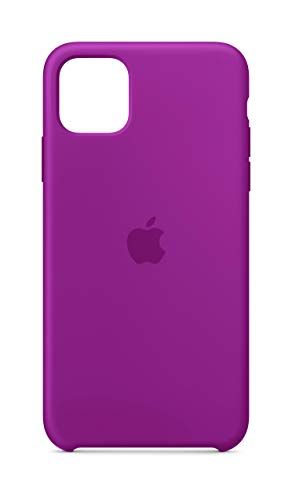 Apple - Back cover for mobile phone - silicone - pomegranate - for iPhone 11 Pro Max