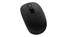 Microsoft Wireless Mobile Mouse 1850 - Mouse - right and left-handed - optical - 3 buttons - wireless - 2.4 GHz - USB wireless receiver - black