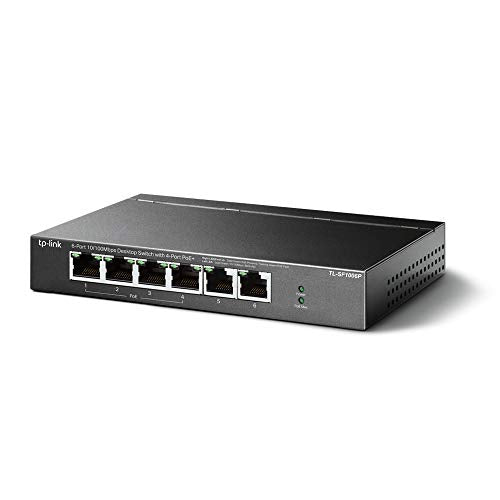 6 Port Desktop Switch 4 Port Poe Plus