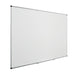 Best Value Bi-Office Maya Enamelled Premium Surface Whiteboard with Aluminium Frame and Pen Tray 180x90 cm Weiss