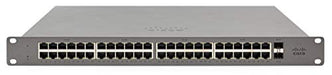 Cisco Meraki Go GS110-48P - Switch - Managed - 48 x 10/100/1000 (PoE+) + 2 x SFP (mini-GBIC) (uplink) - desktop, rack-mountable - PoE+