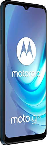 Motorola Moto G50 - Smartphone - dual-SIM - 5G NR - 64 GB - microSD slot - 6.5" - 1600 x 720 pixels (269 ppi) - IPS - RAM 4 GB (13 MP front camera) - 3x rear cameras - Android - steel grey